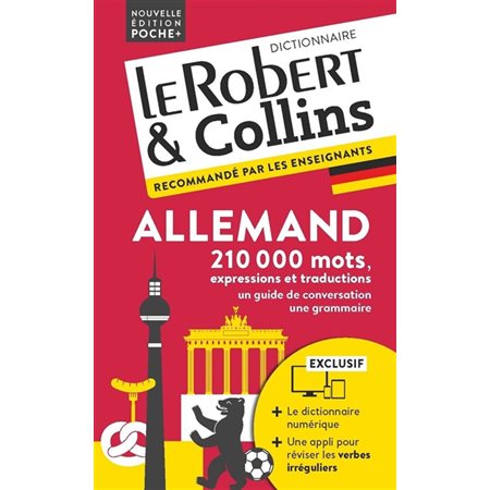 Le Robert & Collins allemand poche + : Français-allemand, allemand-français
