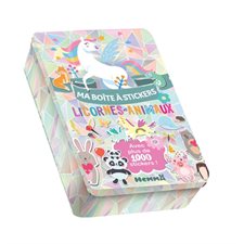 Licornes et animaux : Ma boîte à stickers : Plus de 1 000 stickers pour voir la vie en couleurs !