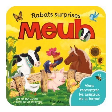 Meuh : Rabats suprises : Livre cartonné