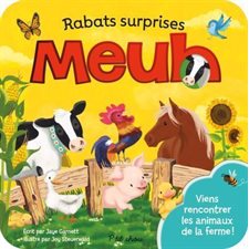 Meuh : Rabats suprises : Livre cartonné