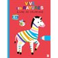Vive les rayures : Livre de coloriage : 4+