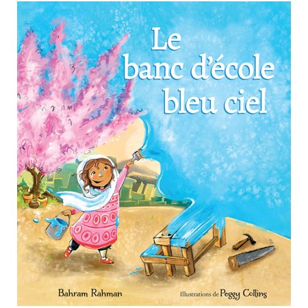 Le banc d’école bleu ciel : Couverture souple