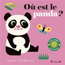 Où est le panda ? : Des volets en feutrine : Livre cartonné