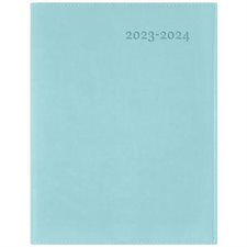 Agenda 2023-24 : Ulys bleu annuel : 1 semaine  /  2 pages : D'août 2023 à juillet 2024 : Couverture souple