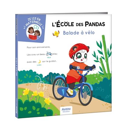 Balade à vélo : L'école des pandas : Je lis en maternelle