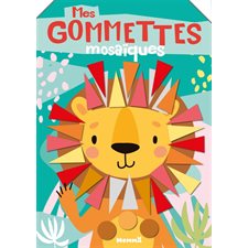 Lion : Mes gommettes mosaïques