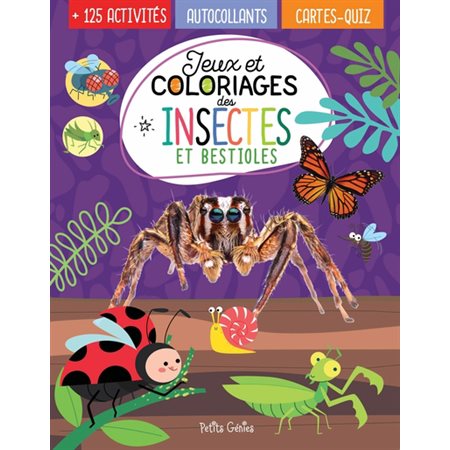 Jeux et coloriages des insectes et bestioles