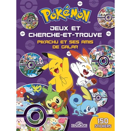 Pokémon : Jeux et cherche-et-trouve Pikachu et ses amis de Galar