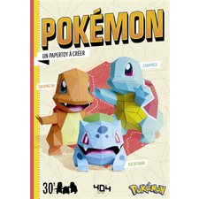 Bulbizarre, Carapuce et Salamèche : Pokémon : Un papertoy à créer