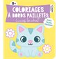Coloriages à bords pailletés : Lucas le chat