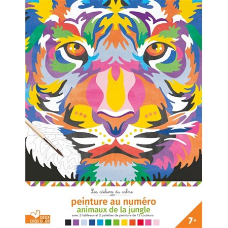 Peinture au numéro : Animaux de la jungle