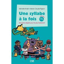 Une syllabe à la fois : Coffret Série turquoise : Des textes adaptés pour lire plus facilement !