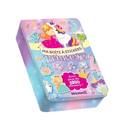 Ma boite à stickers : Princesses : Avec plus de 1000 stickers !