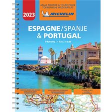 Espagne & Portugal 2023 : Atlas routier & touristique : Spanje & Portugal 2023 : Toeristische Wegenatlas