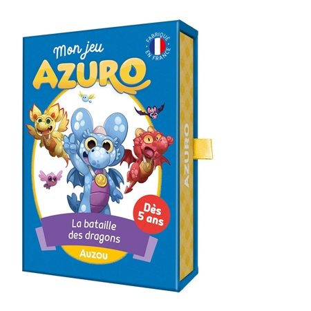 La bataille des dragons : Mon jeu Azuro : Dès 5 ans, 15 minutes, Dès 2 joueurs, 48 cartes