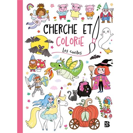 Cherche et colorie : Les contes