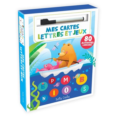 Mes cartes lettres et jeux : 80 activités ludiques