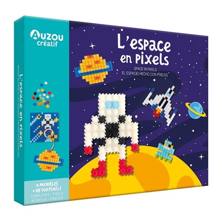 L'espace en pixels : Space in pixels : El espacio hecho con pixeles