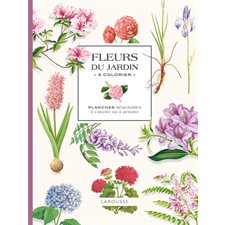 Fleurs du jardin à colorier : planches détachables à colorier ou à peindre