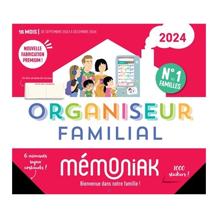 Organisateur familial Mémoniak 2024