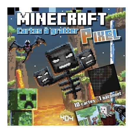 Minecraft : mes cartes à gratter pixel