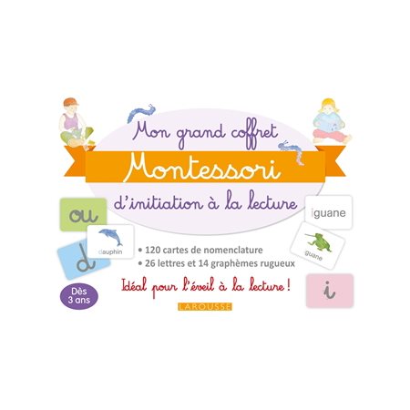 Mon grand coffret Montessori d'initiation à la lecture