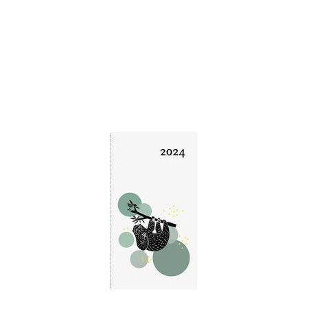 Agenda Mini Paresseux Annuel 2024