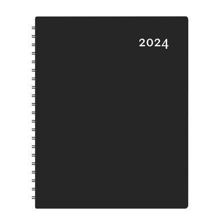 Agenda Maxi Noir Annuel 2024