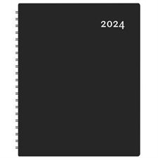 Agenda Maxi Noir Annuel 2024