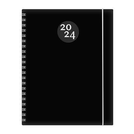 Agenda Kibo Noir Annuel 2024