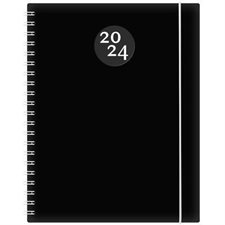 Agenda Kibo Noir Annuel 2024