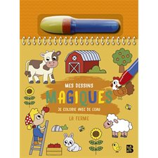 La ferme : je colorie avec de l'eau