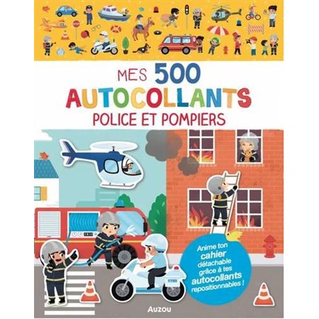 Mes 500 autocollants police et pompier