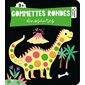 Dinosaures : Gommettes rondes