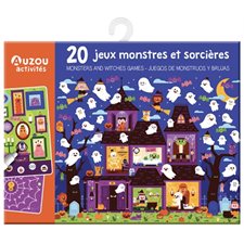 20 jeux monstres et sorcières : 3+ : 20 monsters and witches games : 20 juegos de monstruos y brujas : Auzou activités