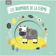 Les animaux de la ferme : Avec 10 adorables animaux à découvrir ! : Bébés câlins : Livre cartonné