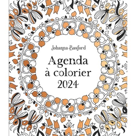 Agenda à colorier 2024