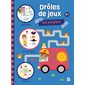 Les pompiers : Drôles de jeux 5+ : Livre de jeux