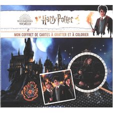 Harry Potter : Mon coffret de cartes à gratter et à colorier