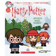 Harry Potter : Joyeux Noël, Harry ! : Le calendrier de l'Avent officiel : 12 livres; 3 feuilles d'autocollants; 3 cartes de Noël; 3 décorations; 2 feuilles à colorier; 1 couronne en papier