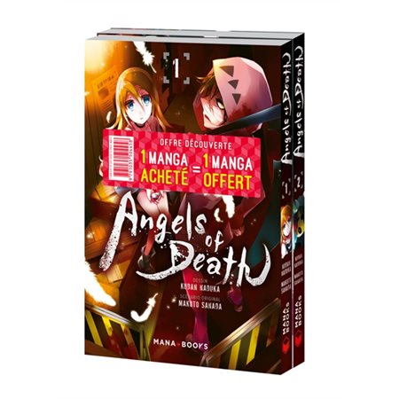 Angels of death : Pack offre découverte T.01 & 02 : Manga : ADT