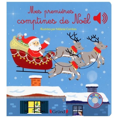 Mes premières comptines de Noël : Livre cartonné