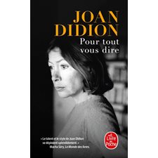 Pour tout vous dire (FP) : Le Livre de poche