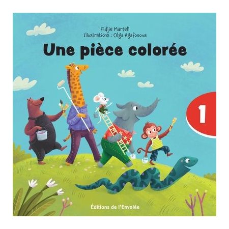 Une pièce colorée : C'est parti, je lis ! T.01 : Niveau Fountas & Pinneklle : A : 29 mots : DÉB