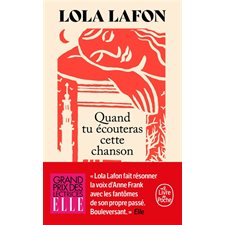 Quand tu écouteras cette chanson (FP) : Le Livre de poche