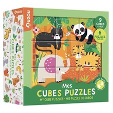 Mes cubes puzzles : 9 cubes, 6 puzzles : 2 + : My cube puzzles : 9 cubes, 6 puzzles : Mis puzles de cubos : 9 cubos, 6 puzles