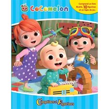 Cocomelon : Comptines et figurines : Comprend 1 livre illustré, 10 figurines et 1 tapis de jeu