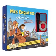 Plus forts que Sherlock Holmes ! : Mes enquêtes à l'école des détectives : 7 ans et + : 1 roman + scotch + encrier + pinceau + livret d'instruction