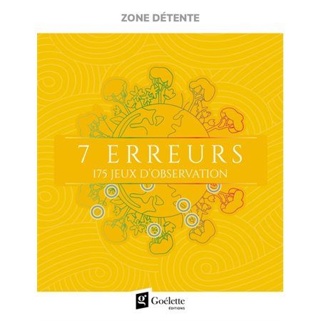 7 erreurs : Zone détente : 175 jeux d'observation