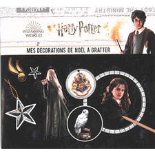 Harry Potter : Mes décorations de Noël à gratter : 40 décorations de Noël à gratter et colorier